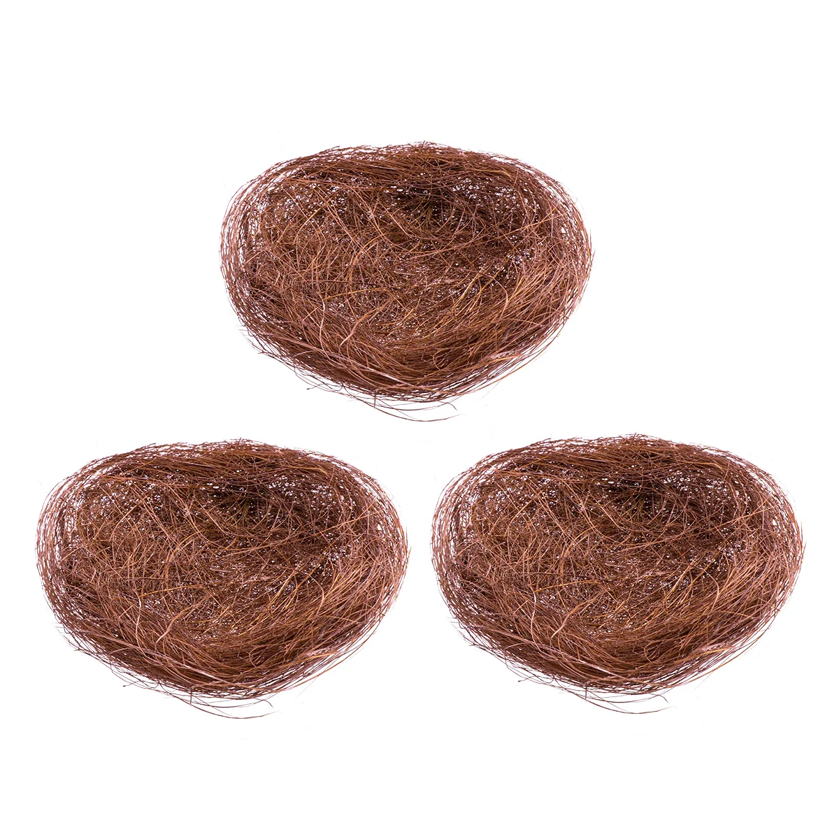 

LUOEM Artificial Nest Easter Mini Colored Thread Bird Nests for Candies Eggs (Random Color)