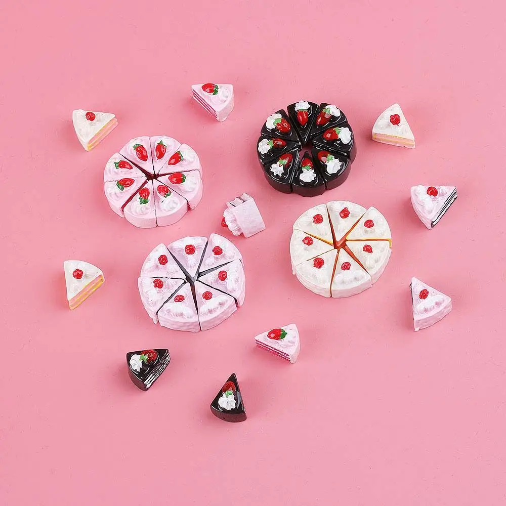 Pretend Play Toy Cake Cake Miniature Dollhouse MIniature DollHouse Cake Simulation Cake Toy Kitchen Kids Toys 2