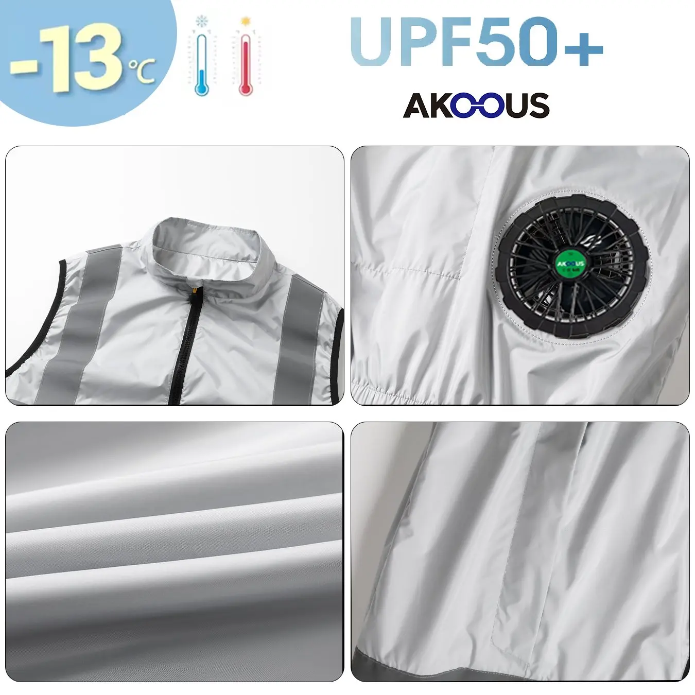 12V/5V USB 슬리브리스 통기성 냉각 에어컨 조끼 유니섹스 여름 팬 조끼 야외 캠핑 낚시 작업복
