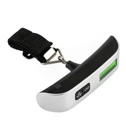 Compact Digital Luggage Scale with LCD Display, 50kg Capacity (With Strap)