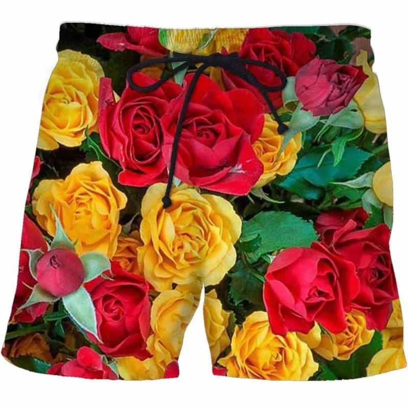 

2024Strawberry 3D Print Men Summer Fashion Shorts Harajuku Beach All-match Cool Sweatpants Shorts Male Clothing New Short Pants