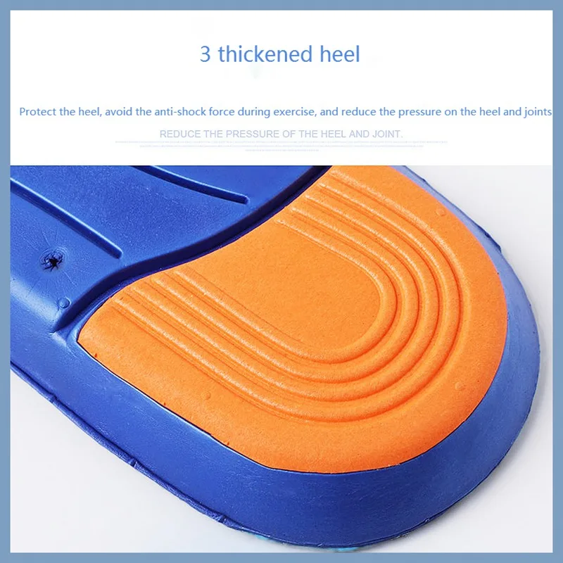 Description Picture 4 of itemElastic Memory Sports Insoles Support Foot Pain Massaging Silicone Insoles Gel Soft Sport Shoes Pad for Women Men Sneakers Sole