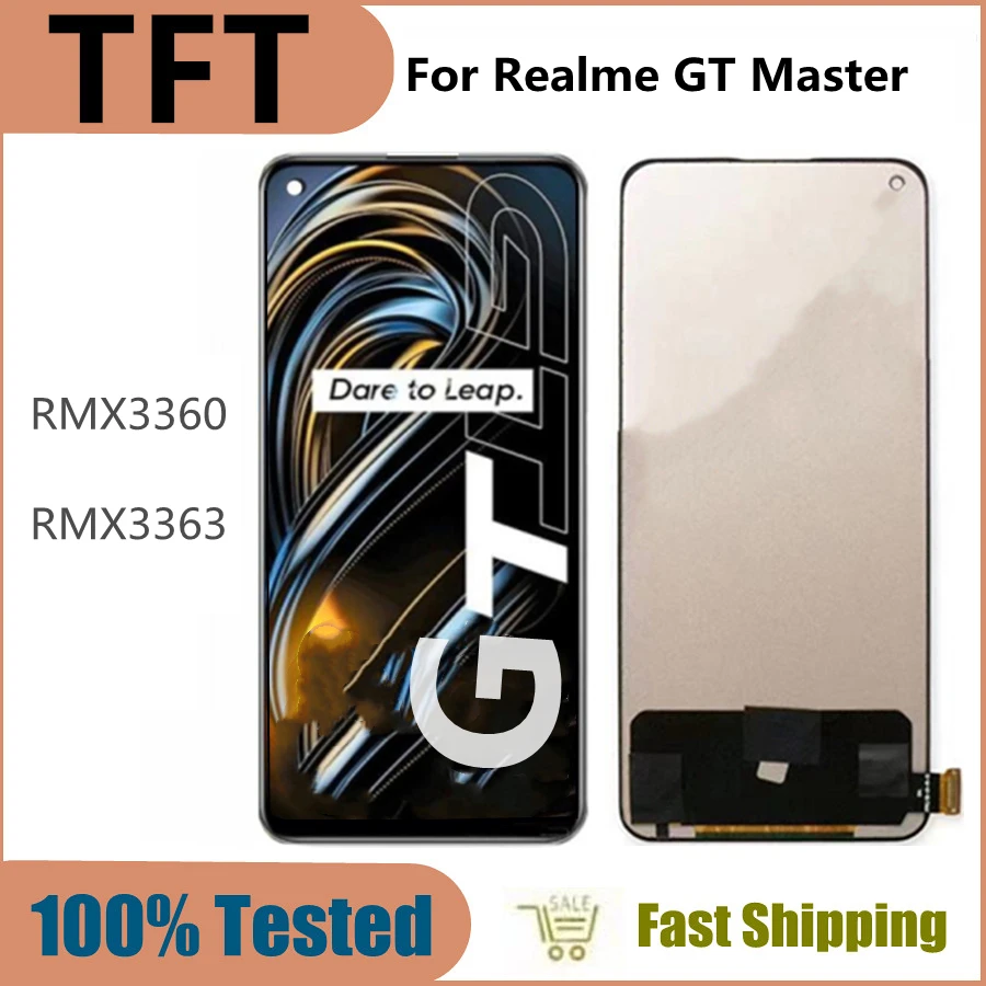 6.43 "Tft Lcd Per Realme Gt Master Edition Display Lcd Touch Screen Assembly Sostituzione Per Realme Rmx3360 Rmx3363 Lcd
