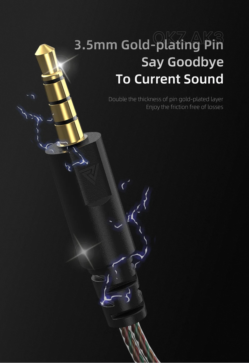 AK3 FiLe Wired Earphone with Microphone HiFi Music Monitor Bass Headphones Noise
