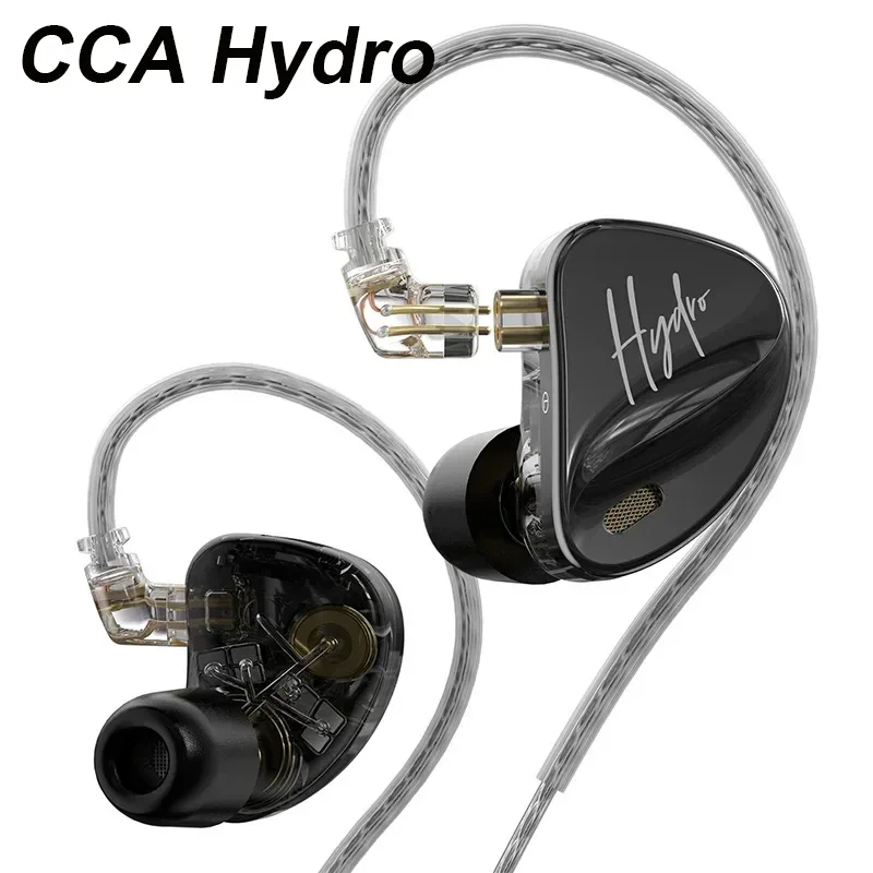 Wired Earphones CCA Hydro 2DD+8BA In-Ear Monitor Earbuds Headphone Detachable upgrade Cable Mic