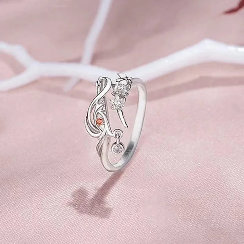 Anime Tian Guan Ci Fu Ring Heaven Official's Blessing Hua Cheng Xie Lian Adjustable Unisex Couple Rings Jewelry Accessories Gift