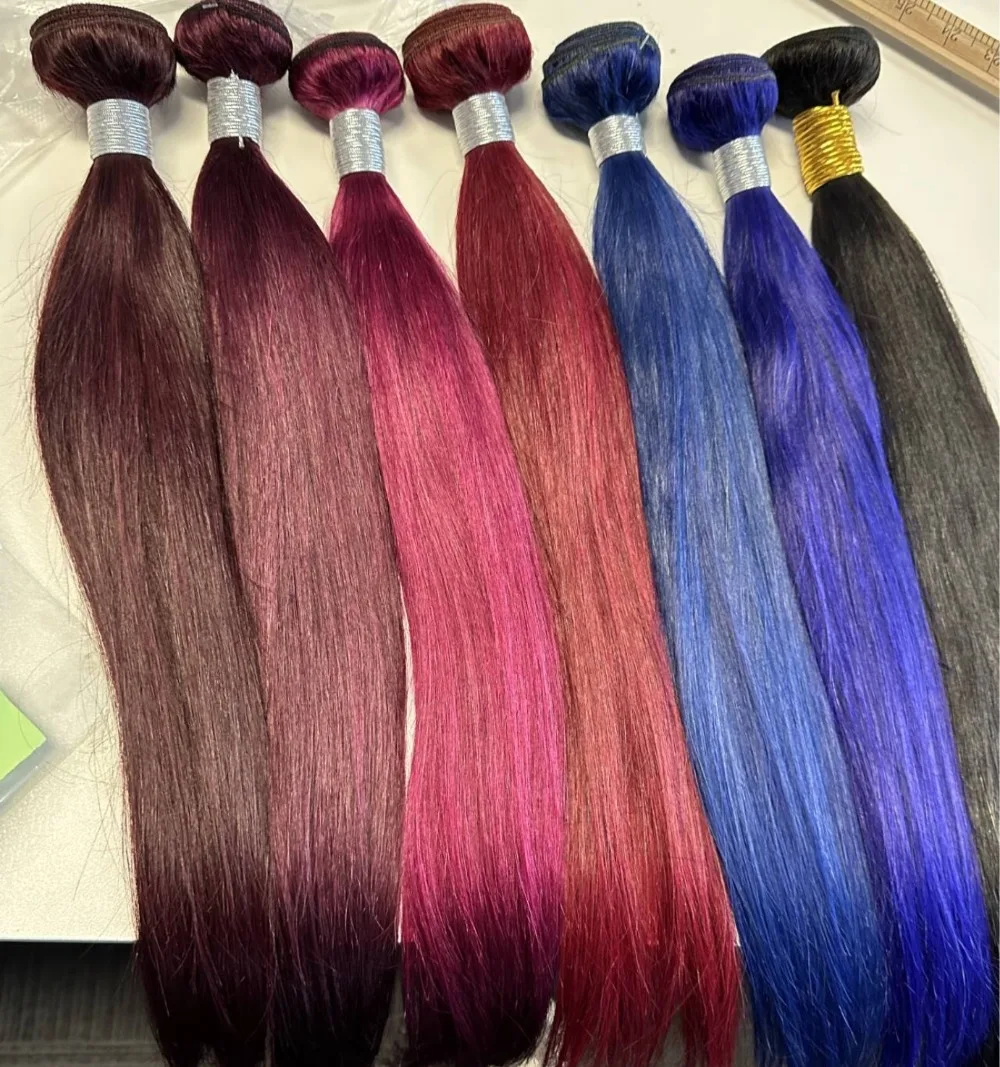 Рисунок 2 - Прямые волосы в пучке