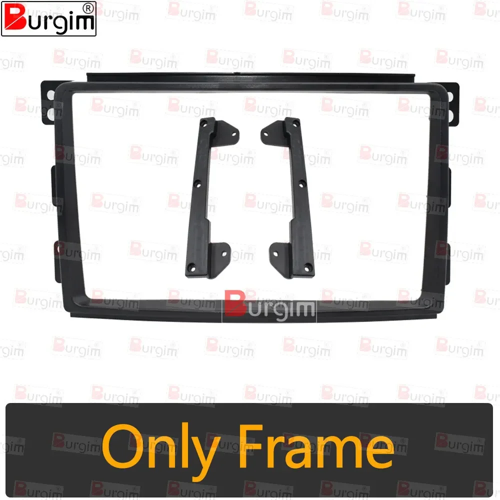 Radioblende 9 Zoll Für Smart Fortwo 451 (2011-2015) - ABS Rahmen Für 2DIN Einbau