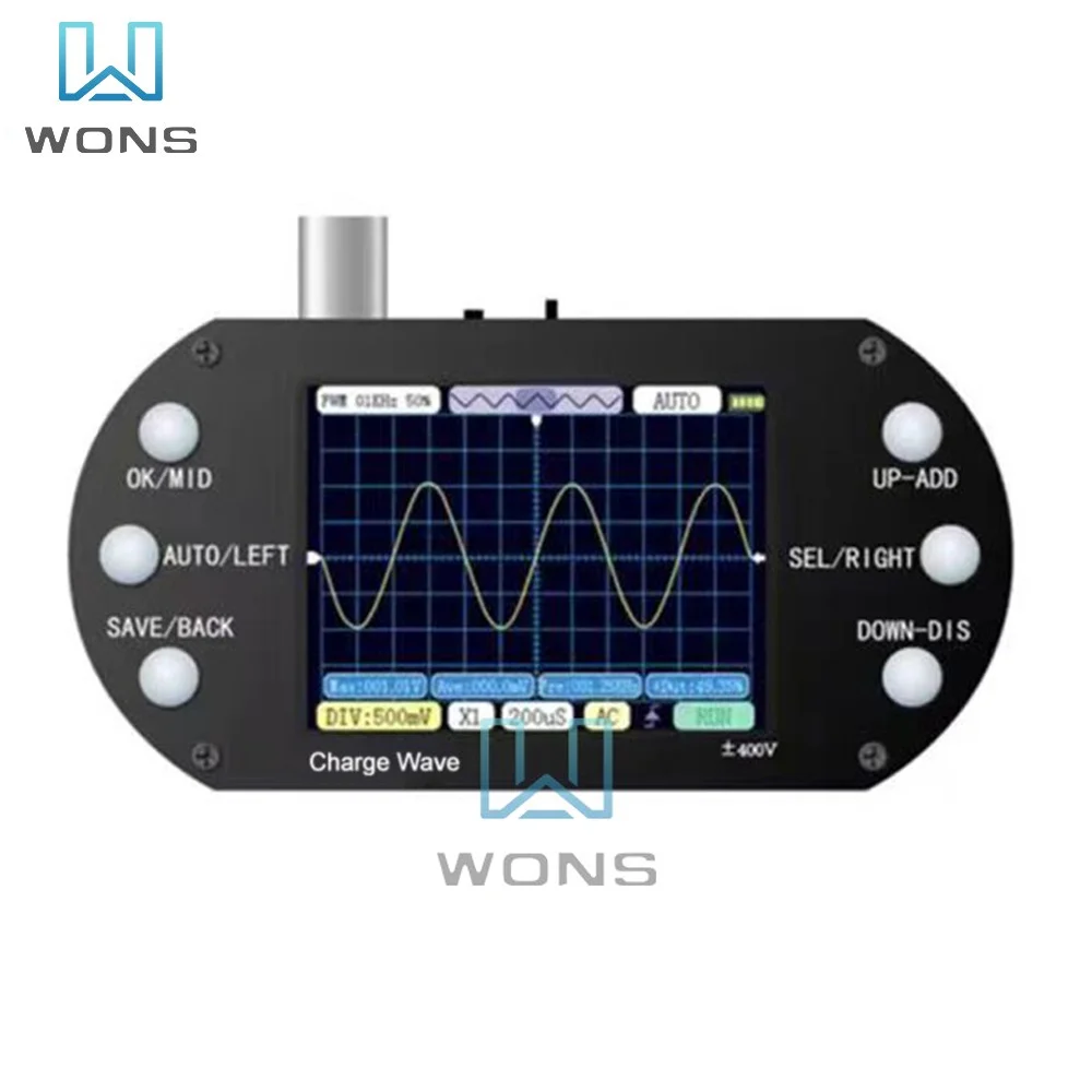 200khz Bandwidth Digital Oscilloscope 2.5mhz Sampling Rate 500mhz