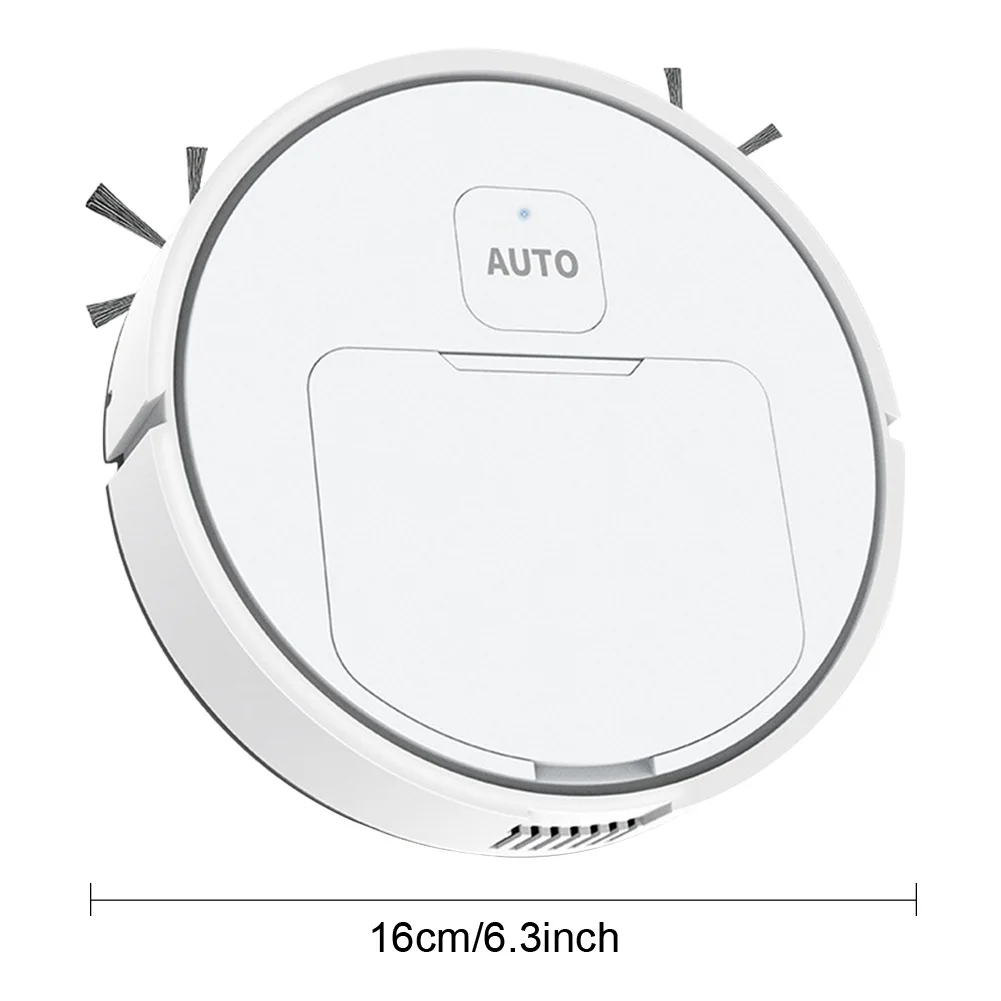 Sweeper Robot 75 Min Runtime Robotic Vacuum and Mop Combo USB Rechargeable 1000Pa Suction for Home Floor Washing Carpet Pet Hair - 6