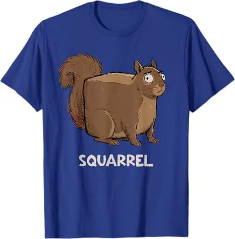 Hilarious Squirrel Meme Unisex T-Shirt - Aesthetic Animal Pun Streetwear Tee