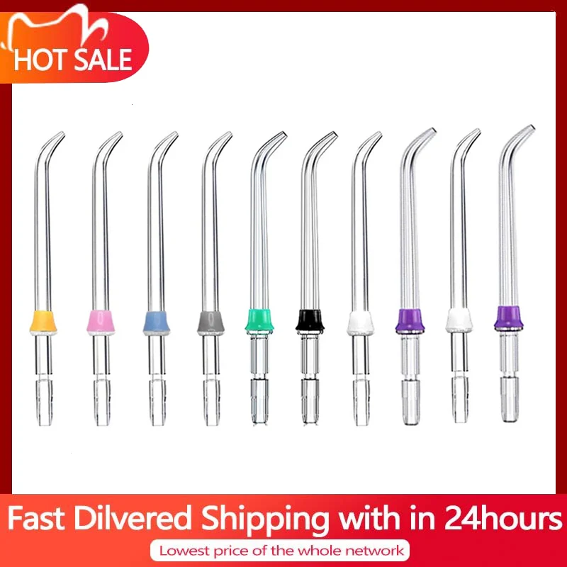 New 10Pcs Replacement Classic Jet Tips Compatible For Waterpik Water Flossers And Other Brand Oral Irrigators Teeth Cleaner