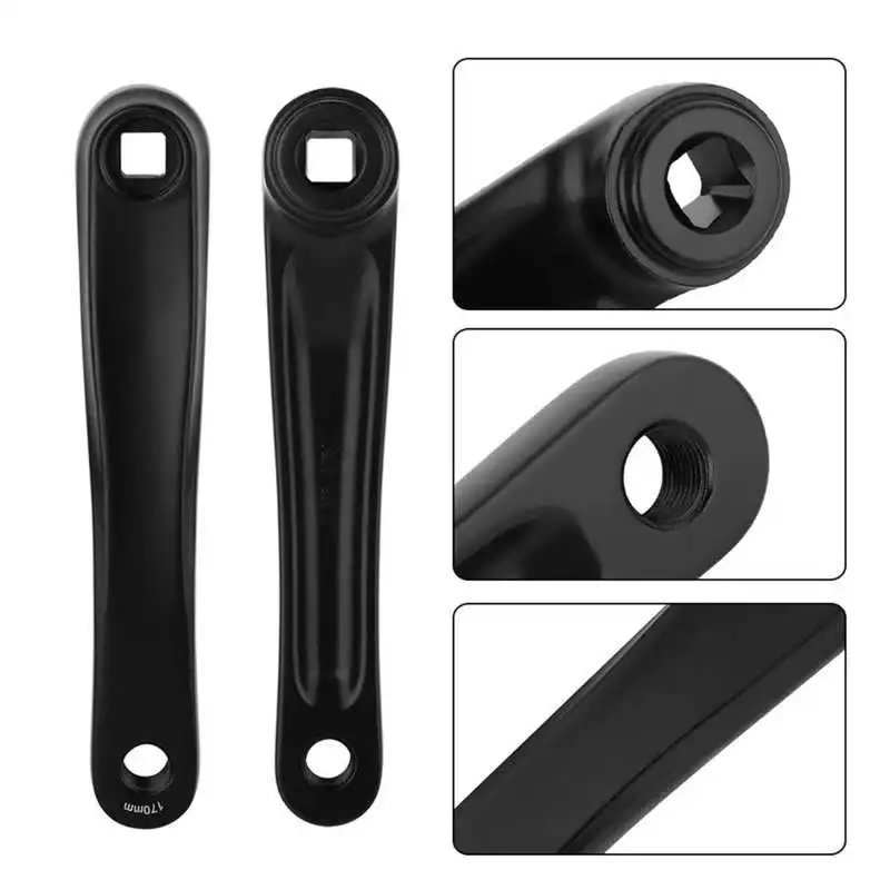 Bike Crank Arm 170mm Mountain Bike Left Side Square Rhombus Hole Crankset Road Left bike crank bike crankset bicycle parts