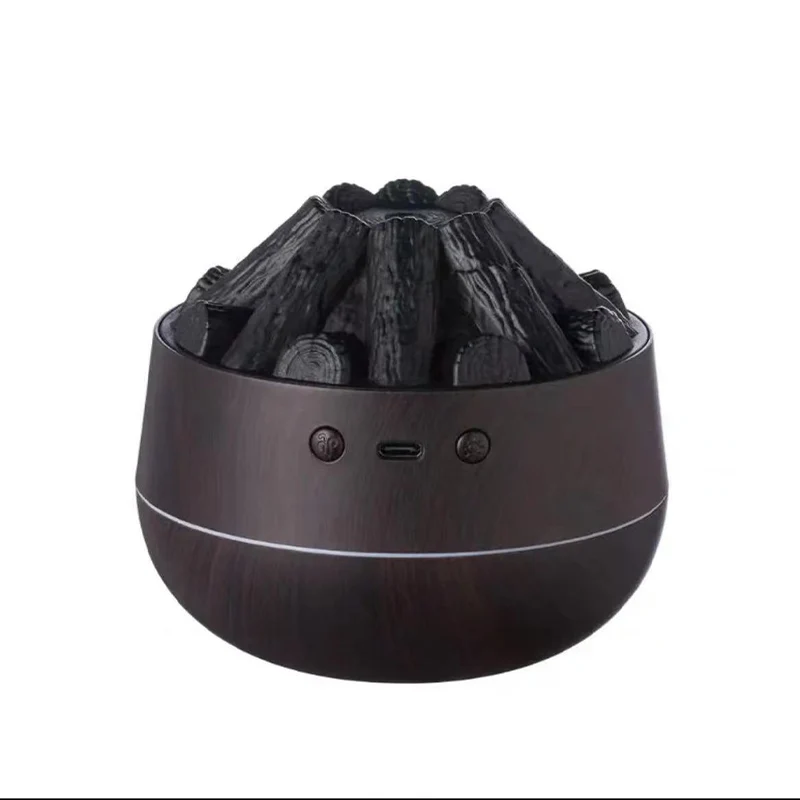 Flame Mountain USB Air Humidifier Diffuser Aromatherapy Essential Oil Diffuser 300ML Simulated Volcano Fragrance Diffuser home 5