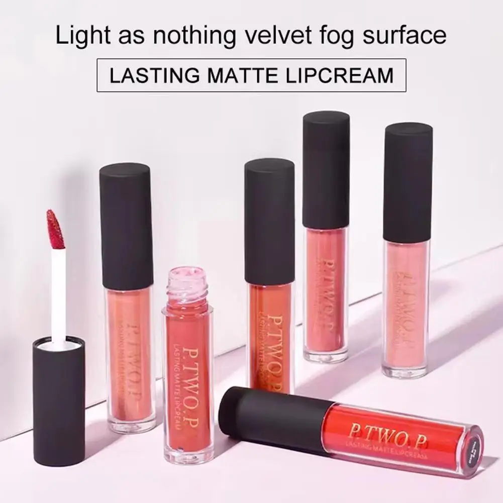 

Soft Matte Liquid Lipstick Waterproof Moisturizes Long Lasting Liptint Beauty Make Up Cruelty Custom Cosmetics for Women W5G1