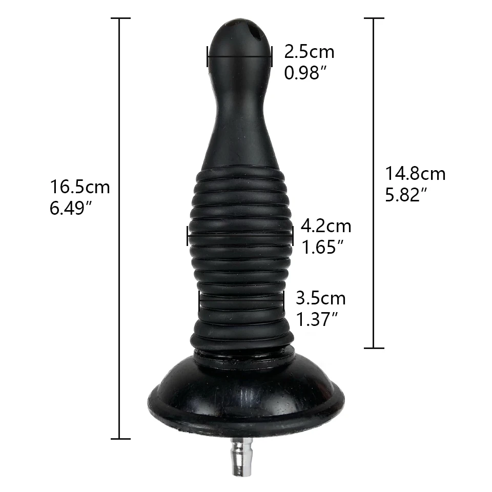 Sex Toy ROUGH BEAST Vac-U-Lock Anal Dildo Attachment for Sex Machine