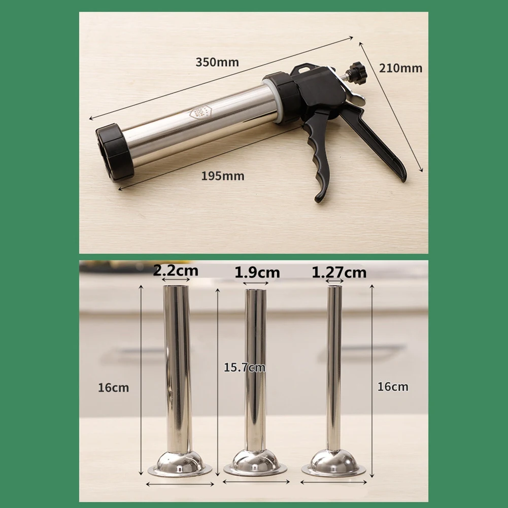 Manual Sausage Meat Fillers Machine for Sausage Meat Stuffer Filler Hand Operated Machines Funnel Nozzle HOT