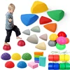 Balance Stepping Stones Set Obstacle Course for Kids Indoor and Outdoor Toy Improves Coordination And Strength Child Safe Rubber 1