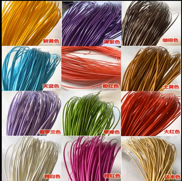 Peddig, 2,5 Mm, Rattan Rotondo In Plastica, 500 G, In Rattan - Foto 5