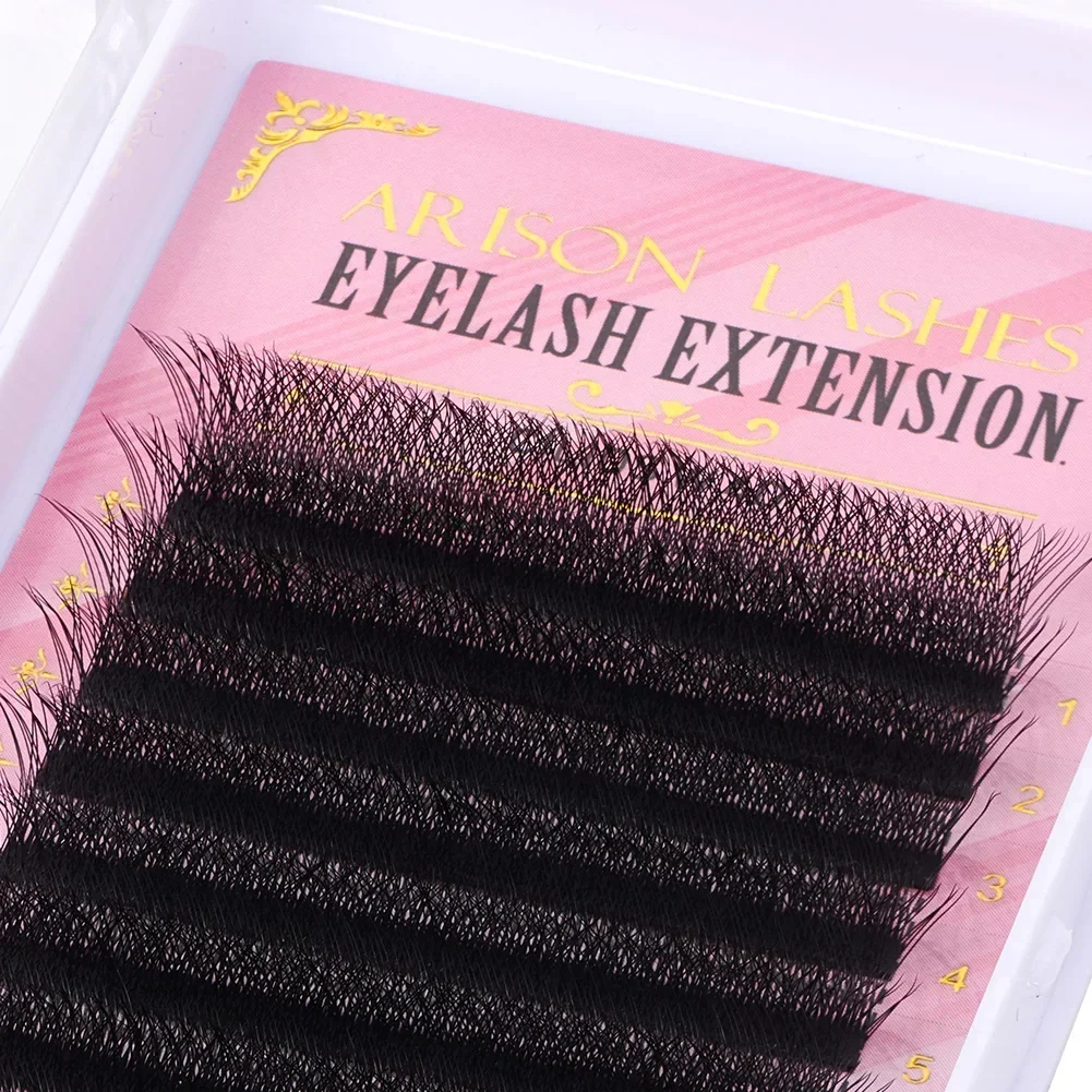 Фото Ресницы Arison W Shape 3/4/5/6D, готовые ресницы для увеличения объема, YY Style Lashes, искусственная норка, мягкие, легкие в использовании натуральные ресницы №5