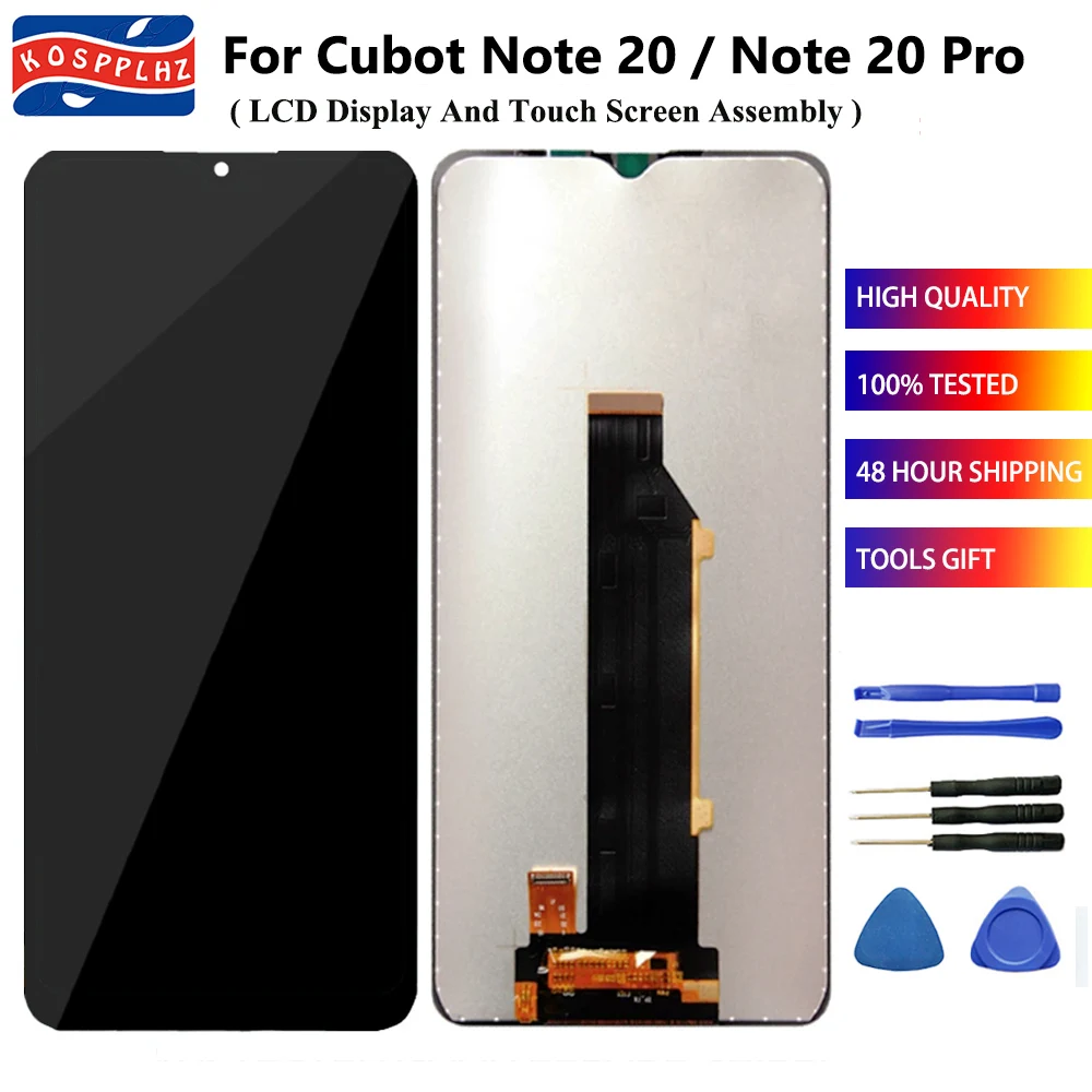 

6.5" For Cubot Note 20 Pro LCD Display And Touch Screen Digitizer Assembly Replacement For Note 20 / Note20 Pro LCD + Glue