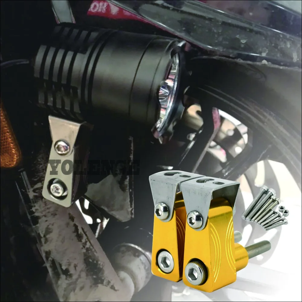 

Для HONDA XADV750 X-ADV 750 CRF1000L Africa Twin ABS/DCT держатель для нижней вилки мотоцикла лампы монтажный кронштейн