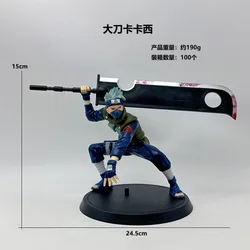 20+ CM Naruto Anime Character Figurines Ornaments Gift Set (Kakashi)