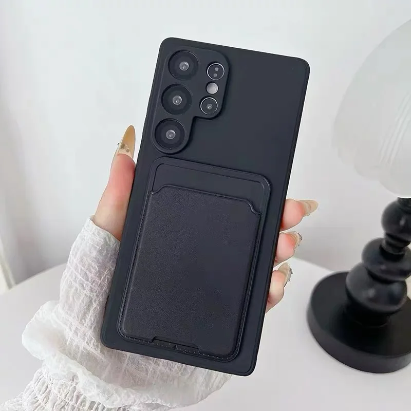 Luxury Cardholder Wallet Case - Ultra Thin Shockproof Soft Cover