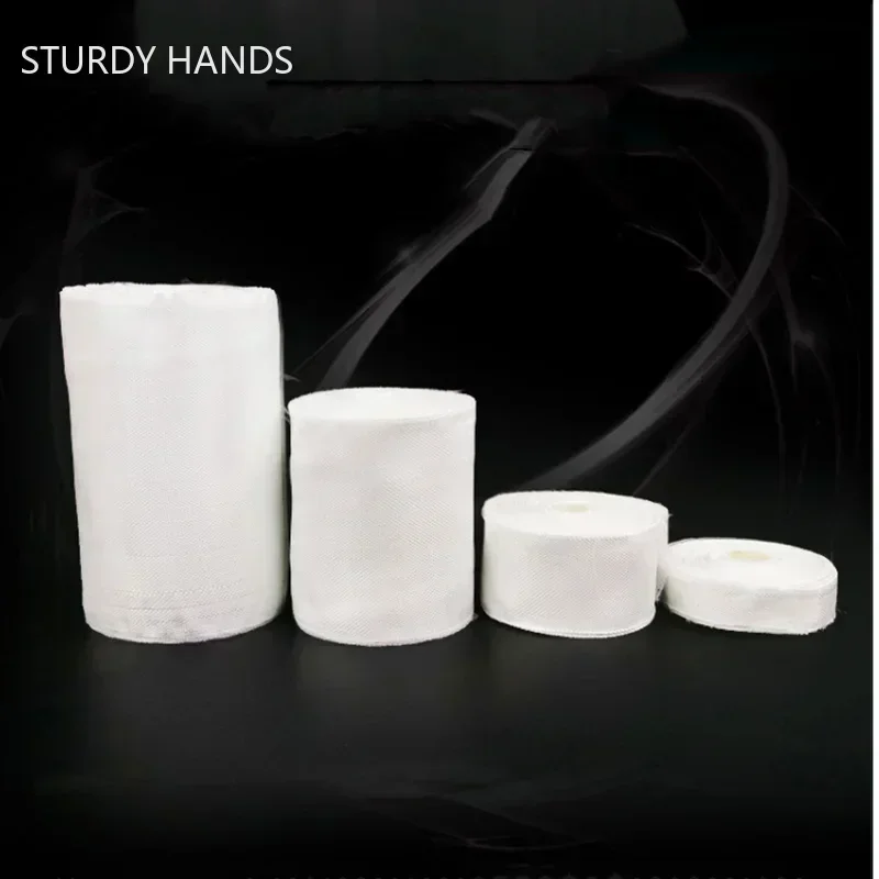 1 Roll High-density Glass Fiber Cloth Fire and High Temperature Resistance Fiber Cloth Tape Household Industrial Accessories glass fiber cloth tape