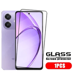 Premium 4 - Pack Full Coverage Tempered Glass Screen Protector with 9H Hardness for OPPO A3 Global (1 Front Glass)