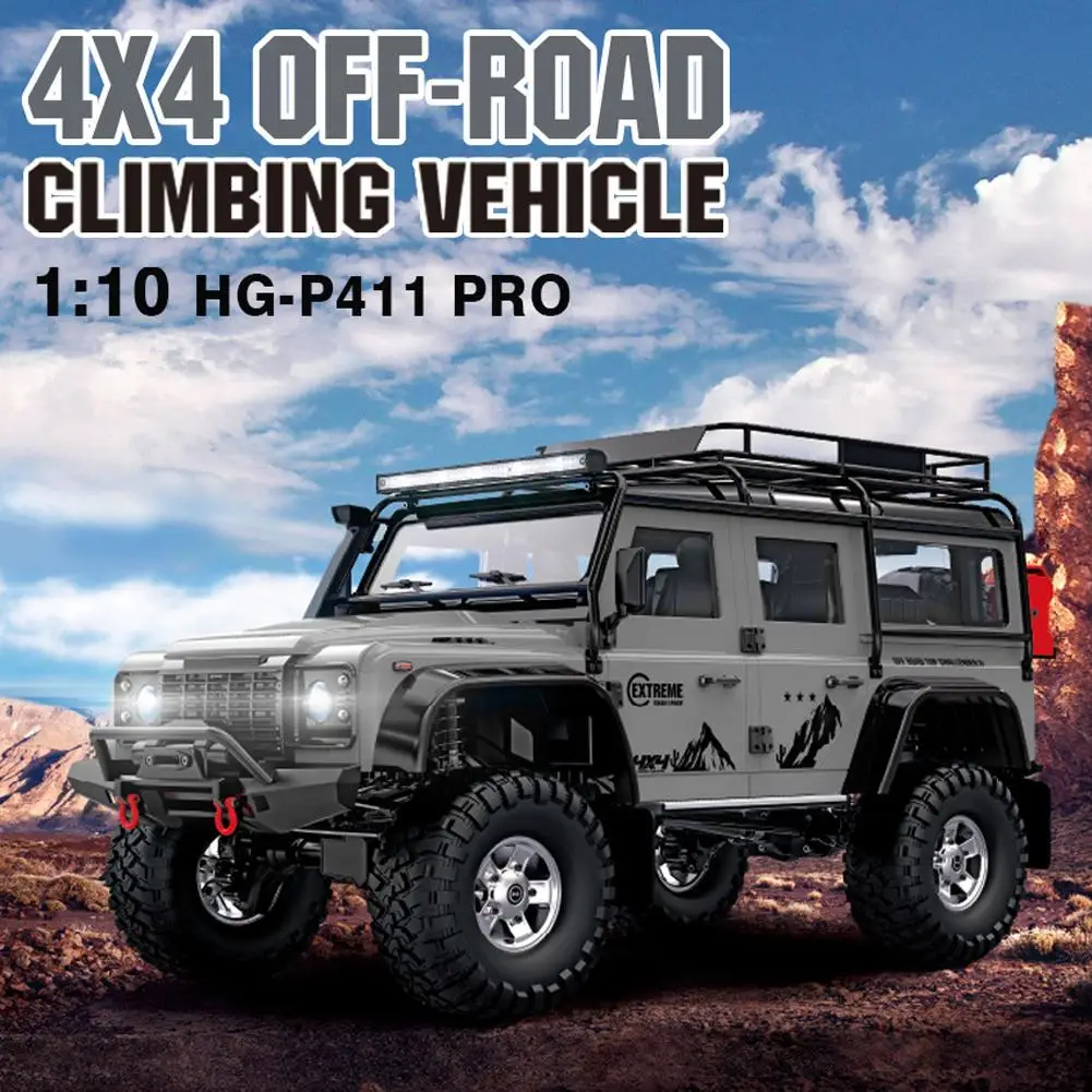 

Hg P411 1:10 Simulation Remote Control Car Electric Hard Shell Climbing Car Model Toys For Children Gifts