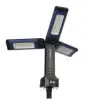 Portable Outdoor Led Corded camping light 3-Heads rechargeable Led Work Lights with Tripod Stand 1