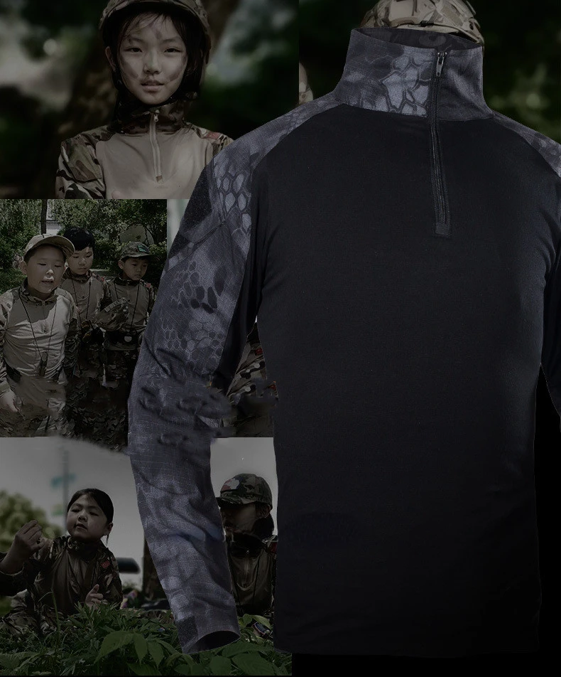 Tuta Mimeticà Per Bambini - Giacca E Pantaloni Tattici Per Outdoor, Caccia E Campeggio - Foto 6