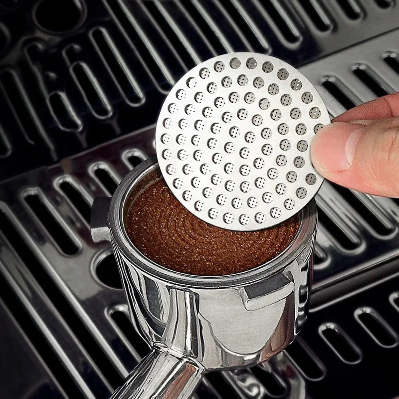 Water Separator Coffee Secondary Water Separator Stainless Steel Coffee Machine Handle Water Separator Sintered Mesh Filter Filter Screen