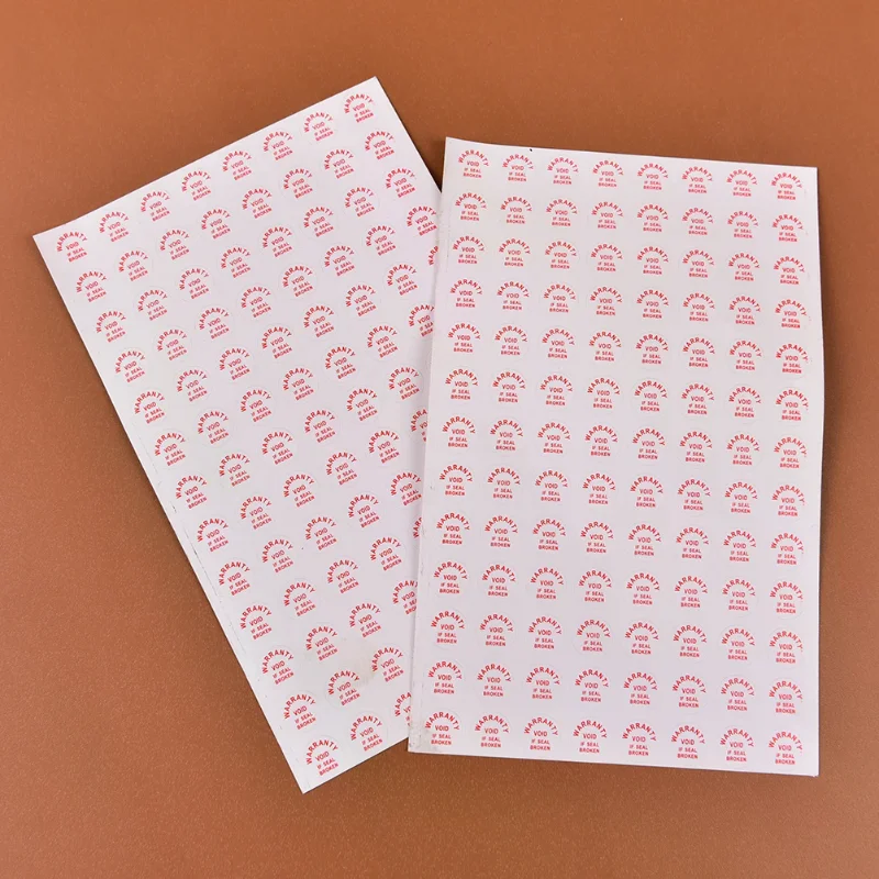 Warranty Void If Damaged - Security Seal Stickers (208 pcs)