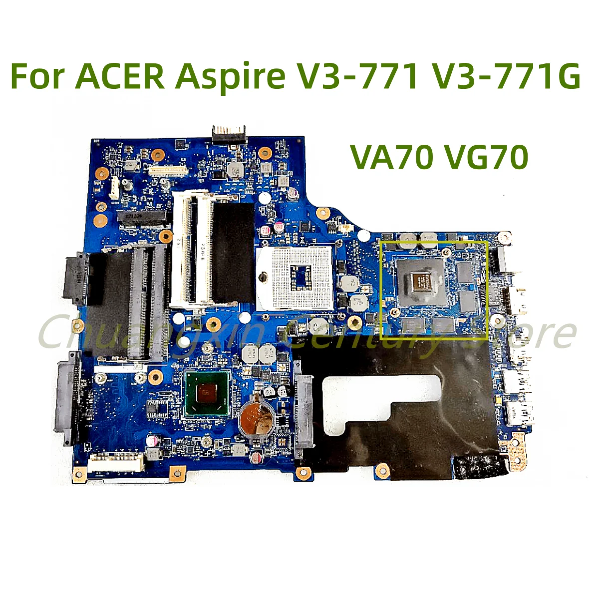 

Подходит для Acer Aspire Φ, материнская плата для ноутбука VA70 VG70 с GT630M 100%, протестирована, полностью работает