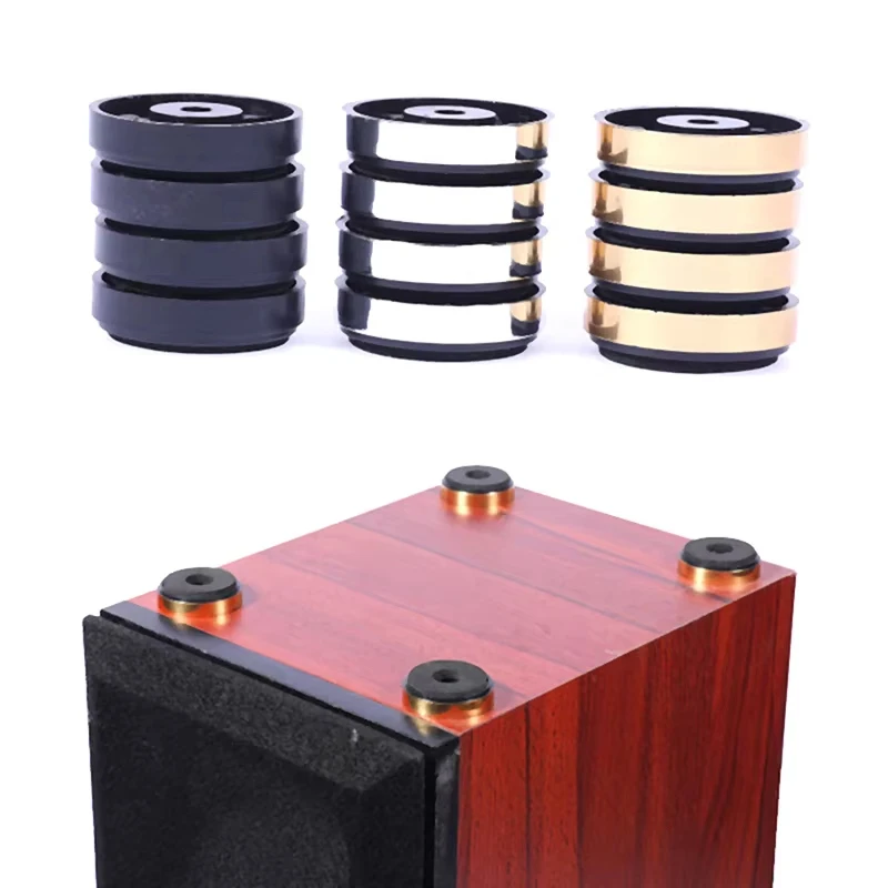 4 개/대 HIFI 오디오 스피커 앰프 충격 방지 흡수기 피트 패드 절연 스탠드 카메라 삼각대 용 크랩 클로 클램프 브래킷