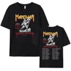 Manowar Hip Hop Band Print Tshirts The Blood Our Enemies Tour 2025 Tees Short Sleeve Cotton T-shirt Women Clothes Graphic Shirt 1