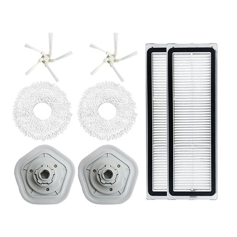 Promotion!For Dreame W10 Vacuum Cleaner Mop Pad Parts Sweeping Robot Washable Rag Holder Cloth Filter Side Brush Replace |