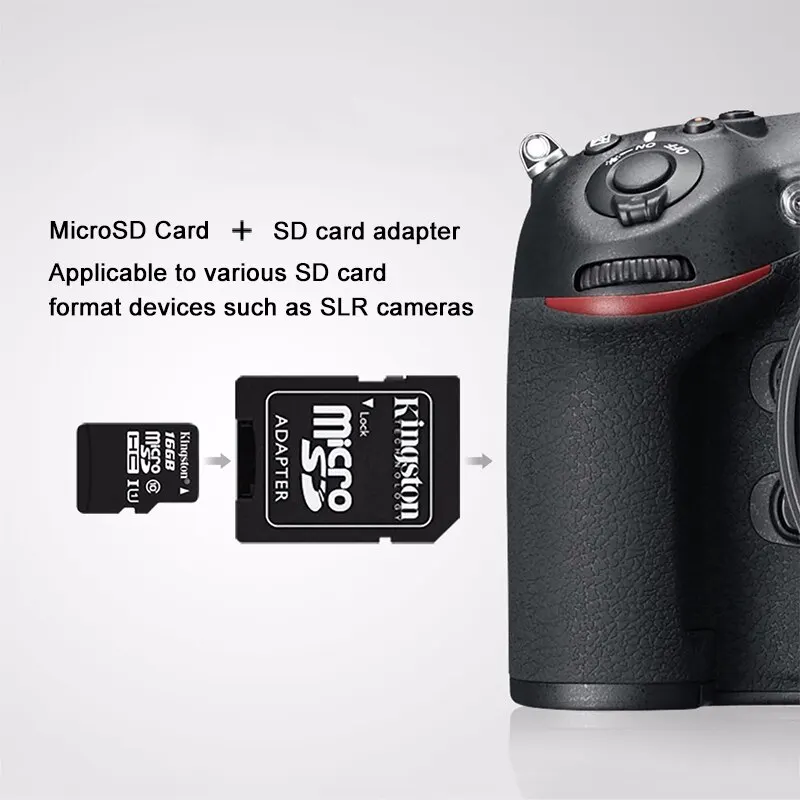 Kingston ޴ ޸ ī, ũ SD TF, 128GB, 32GB, 64GB, U1 V10 A1, ũ SD, SDCS2, 100Mb, б ӵ Ŭ 10 ÷