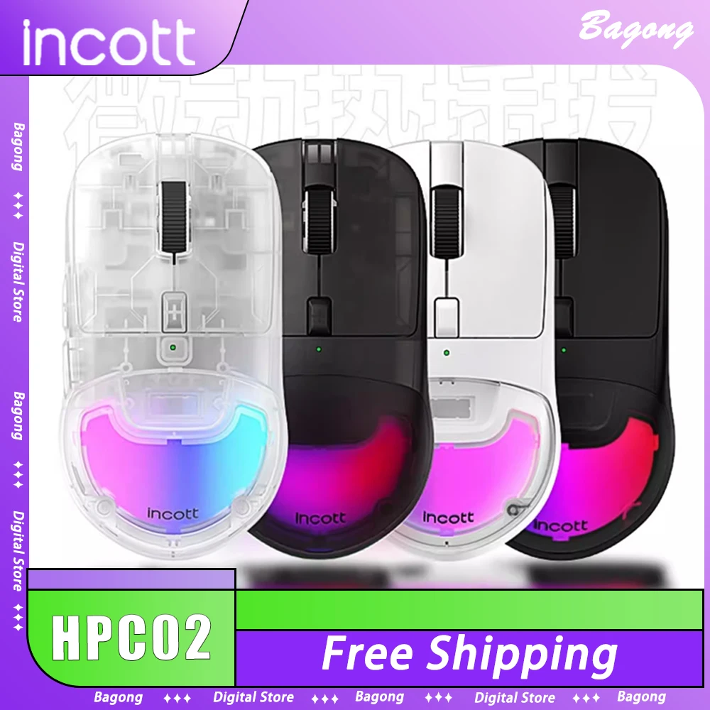 Incott-Hpc02-Pro-Mouse-Dual-Mode-Incott-Mouse-Gamer-Hotswap-2-4g ...