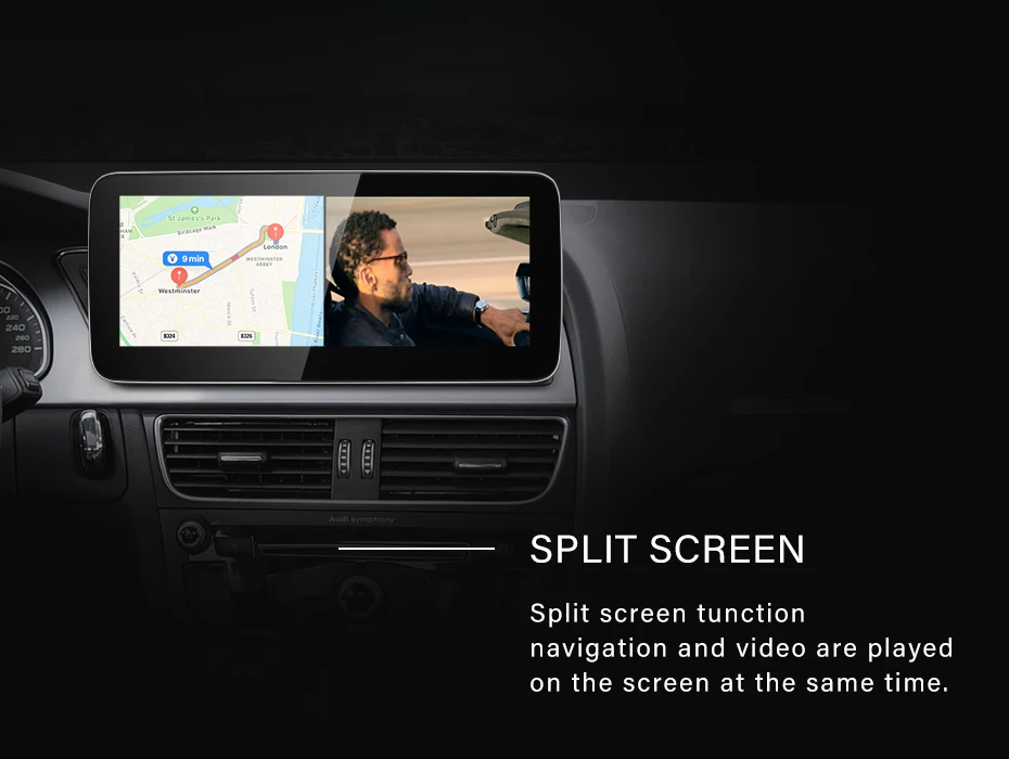 Snapdragon665 Android13 Wireless AUTO Carplay For AUDI A4 A5 B8 Car Video Player