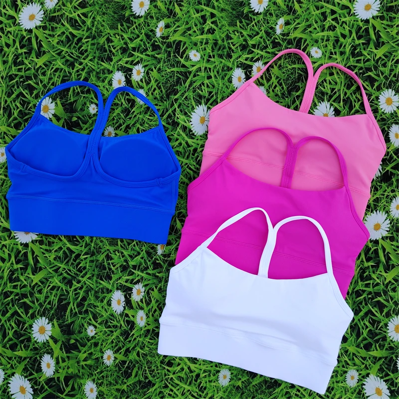 

Женский спортивный бюстгальтер для йоги, бюстгальтер Y-образной формы с красивой спинкой для тренажерного зала, женский топ для фитнеса, мягкое дышащее женское нижнее белье для сборки