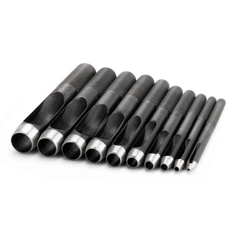 Hole Puncher Hole Punch Round Steel LeatherCraft Hollow Hand Punch 1-25mm Metal Gaskets Plastic Rubber Leather Craft Tools leather hole puncher,leather hole punch,leather punch tool,round hole punch cutter set,hole punch cutter set,round hole punch set