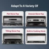 Stove Top Shelf, Kitchen Over Shelf for Stove, Stove Spice Rack for Top,  Kitchen Spice Organizer 6