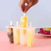 Moule à Popsicle ancien à 4 maillons avec couvercle, fait maison, haricots mungo, crème glacée faite maison 2