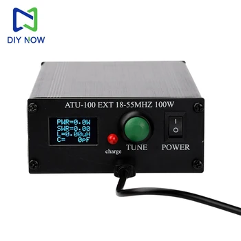 Sintonizzatore d'Antenna Universale ATU-100Pro 1.8MHz-55MHz con Sintonizzazione Automatica e Display OLED da 0.96 Pollici per Radio Amatoriali e Comunicazioni di Emergenza
