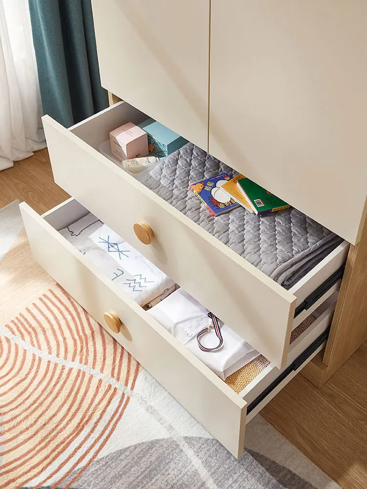 Modern simple bedroom children's wardrobe two-door children's wardrobe room storage furniture