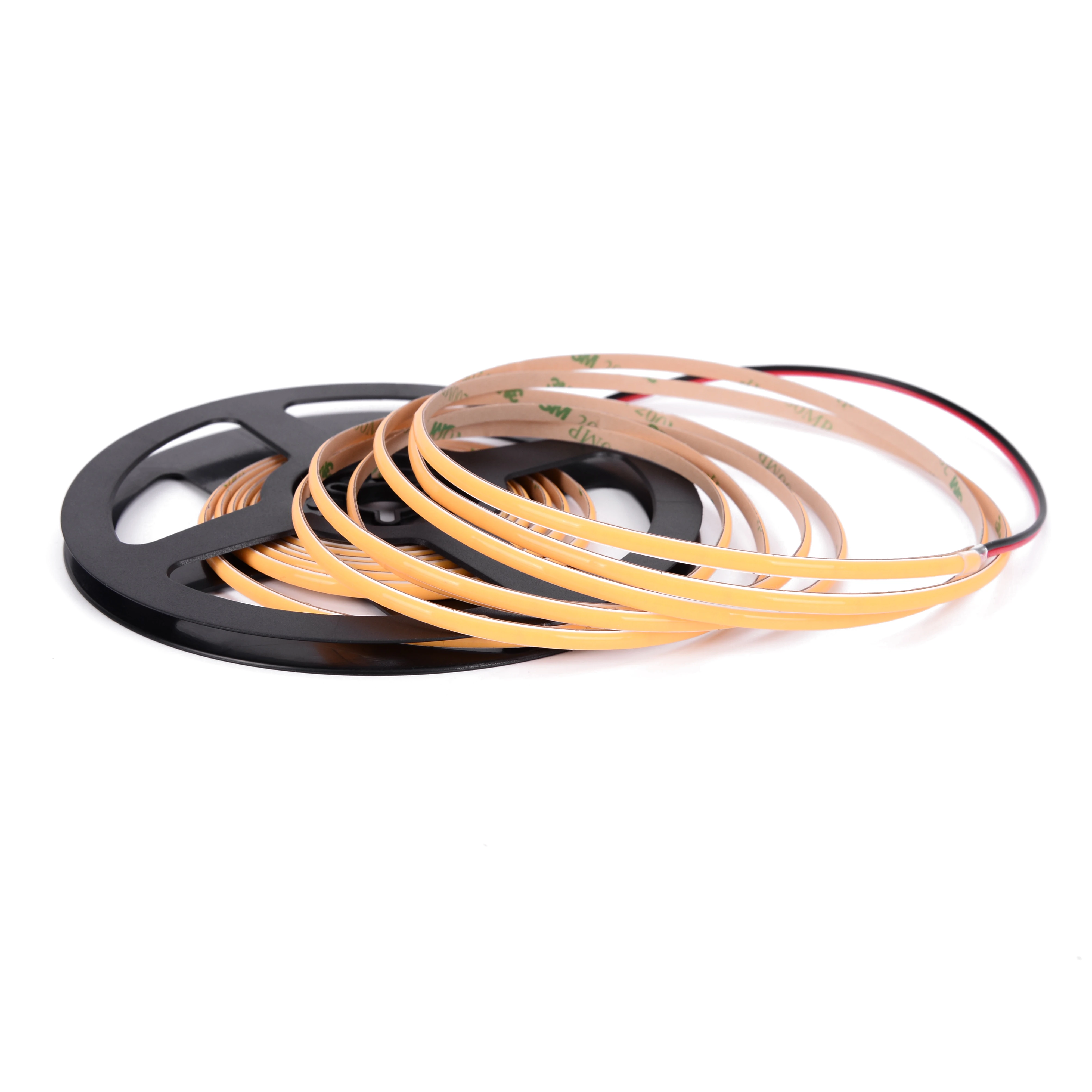 Narrow Width 5mm PCB COB LED Strip 384LEDs/m Soft Flexible DC12V/24V Light Bar for Decor Lighting 3000K 4000K 6000K