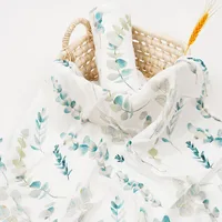 HappyFlute Digital Print Bamboo Cotton Muslin Blanket Super Comfortable Bath Towel Newborn Baby Blankets And Baby Wrap 1